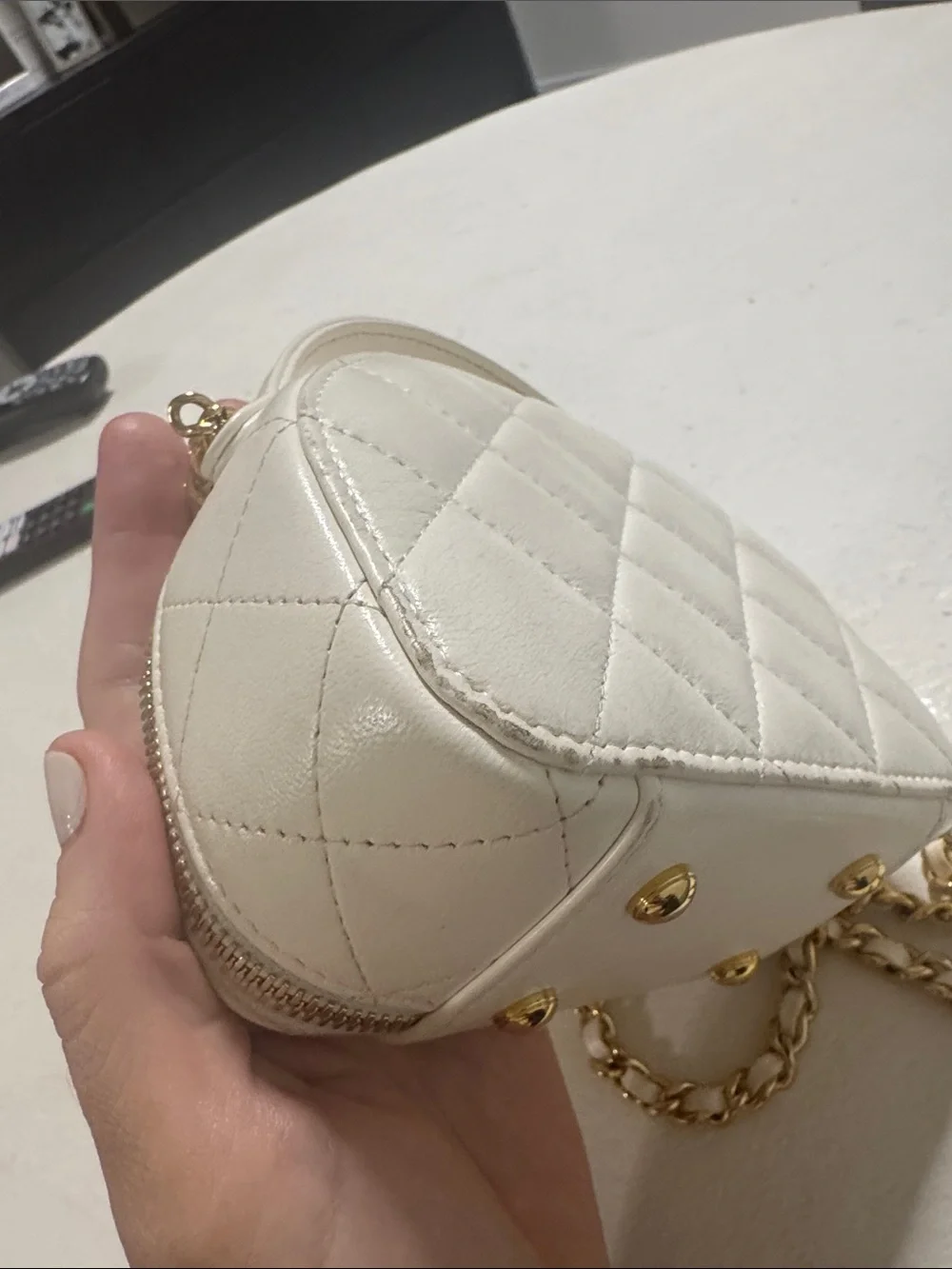 CHANEL mini bowler